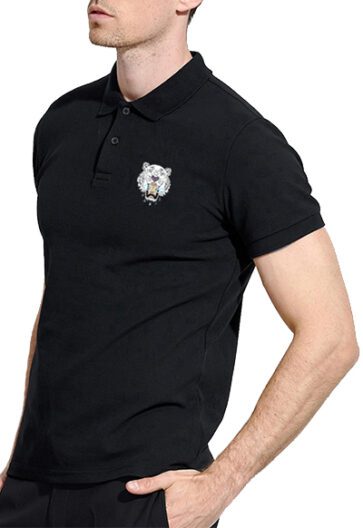 KENZO-קנזו חולצות פולו שרוול קצר לגברים - Black