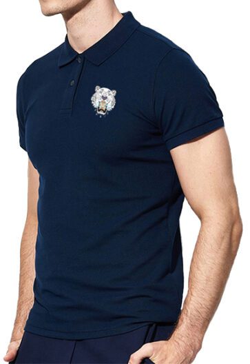 KENZO-קנזו חולצות פולו שרוול קצר לגברים - Navy Blue