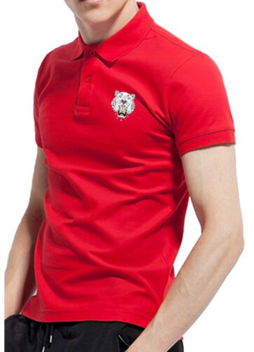 KENZO-קנזו חולצות פולו שרוול קצר לגברים - Red