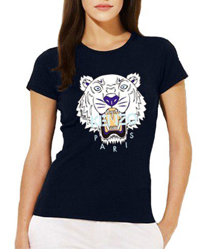 KENZO-קנזו חולצות שרוול קצר לנשים - Navy Blue