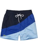 לקוסט-LACOSTE SWIM BEACH MEN - Black - Blue