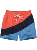 לקוסט-LACOSTE SWIM BEACH MEN - Black - Red - Blue