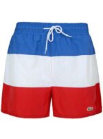 לקוסט-LACOSTE SWIM BEACH MEN - Red & Blue