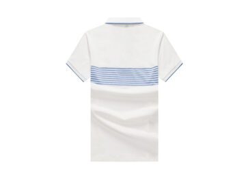 POLO TSHIRT MEN -White & Blue (8)