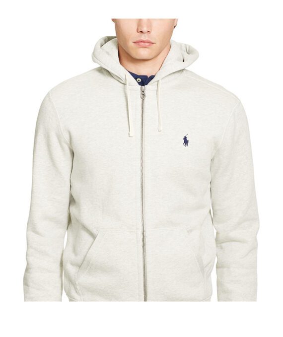 ראלף לורן-RL MEN’S JACKET HOODIES WHITE