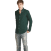 ראלף לורן-RL SHIRT MEN'S LONG GREEN
