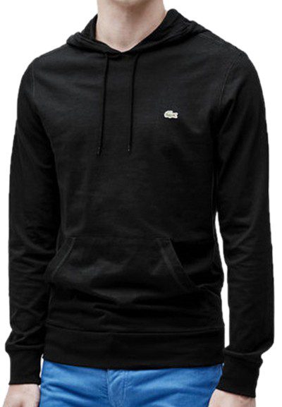 לקוסט-LACSOTE SWETER MEN DESGIN- BLACK