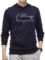 לקוסט-LACSOTE HOODIES MEN DESGIN - NAVY BLUE