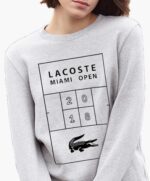 לקוסט-LACSOTE SWETER WOMEN DESGIN- GRAY