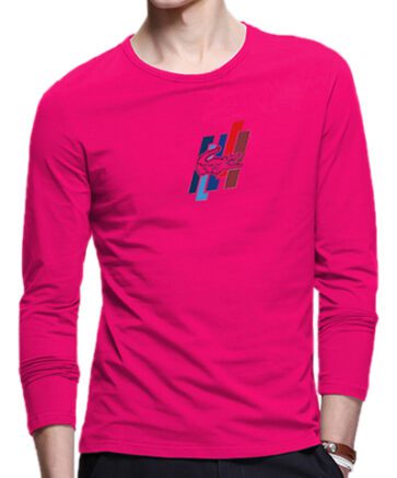לקוסט-LACSOTE TSHIRT MEN LONG DESGIN - PINK