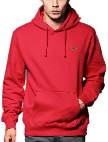 לקוסט-LACSOTE  SWETER MEN DESGIN- RED