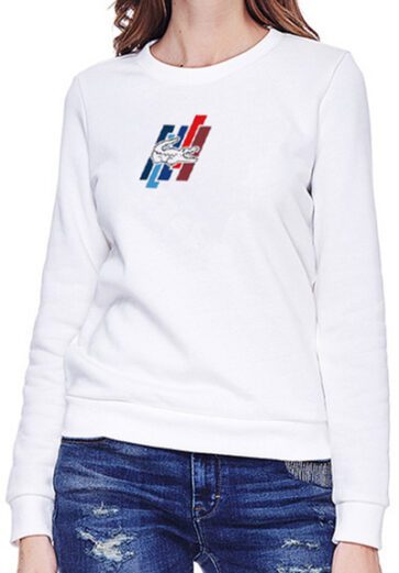 לקוסט-LACSOTE  SWETER WOMEN DESGIN- WHITE