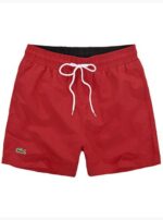 לקוסט-LACOSTE SWIM BEACH MEN - Mexican Red