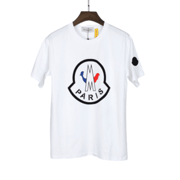 MONCLER SHORT MEN T-SHIRT WHITE