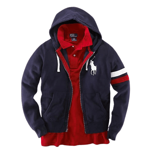 ראלף לורן-RL MEN’S JACKET HOODIES BLUE