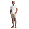 ראלף לורן-RALPH LAUREN SHIRT MEN'S SHORT WHITE