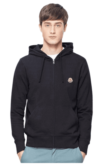 מונקלר-MONCLER HOODIES MEN’S Black