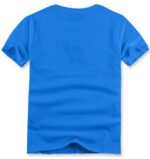 לקוסט-LACSOTE TSHIRT DESGIN MEN SHORT - Blue