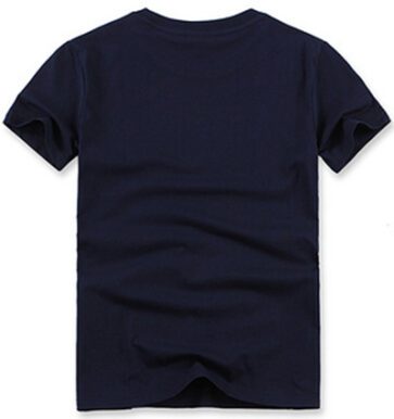 לקוסט-LACSOTE TSHIRT DESGIN MEN SHORT – Navy Blue (2)