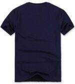 לקוסט-LACSOTE TSHIRT DESGIN MEN SHORT - Navy Blue