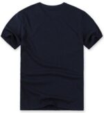 לקוסט-LACSOTE TSHIRT DESGIN MEN SHORT - Navy Blue