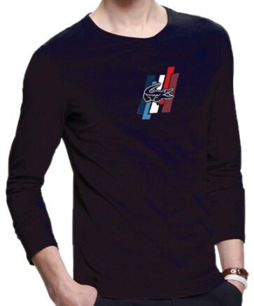 לקוסט-LACSOTE TSHIRT MEN LONG DESGIN -BLACK