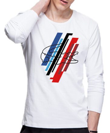 לקוסט-LACSOTE TSHIRT MEN LONG DESGIN - WHITE