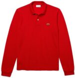 לקוסט-LACSOTE TSHIRT MEN POLO LONG - Venetian Red