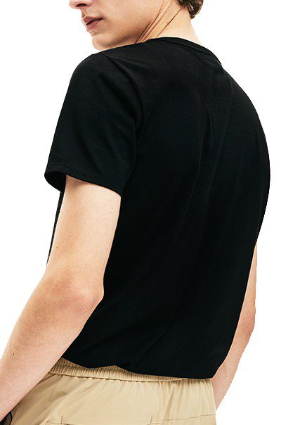 לקוסט-LACSOTE TSHIRT MEN SHORT - Black