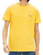 לקוסט-LACSOTE TSHIRT MEN SHORT - Yellow