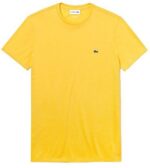 לקוסט-LACSOTE TSHIRT MEN SHORT - Yellow