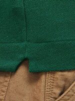 לקוסט-LACSOTE TSHIRT MEN'S POLO SHORT - Burnham Green