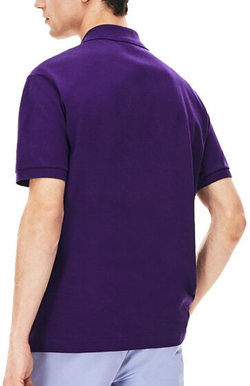 לקוסט-LACSOTE TSHIRT MEN’S POLO SHORT – Christalle Violet (2)