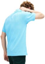 לקוסט-LACSOTE TSHIRT MEN'S POLO SHORT - Light Blue
