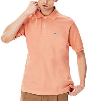 לקוסט-LACSOTE TSHIRT MEN'S POLO SHORT -  Mandys Pink