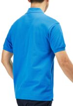 לקוסט-LACSOTE TSHIRT MEN'S POLO SHORT - Pacific Blue