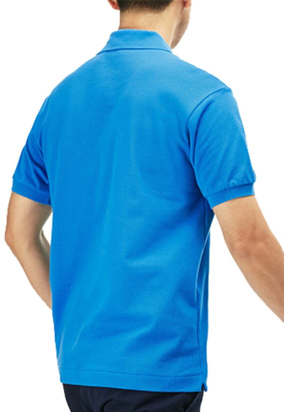 לקוסט-LACSOTE TSHIRT MEN'S POLO SHORT - Pacific Blue