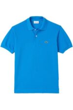 לקוסט-LACSOTE TSHIRT MEN'S POLO SHORT - Pacific Blue