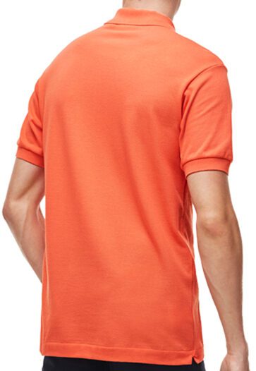 לקוסט-LACSOTE TSHIRT MEN’S POLO SHORT – Tomato Red (2)