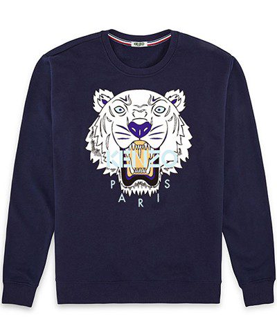 קנזו-KENZO- קנזו סווצ'רים לנשים - Navy Blue