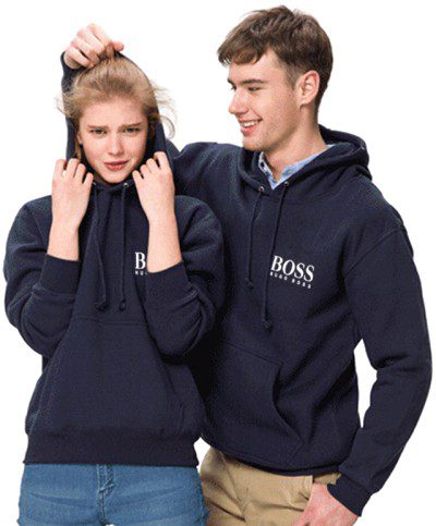 בוס-HUGO BOSS HOODIES MEN'S - Nave Blue