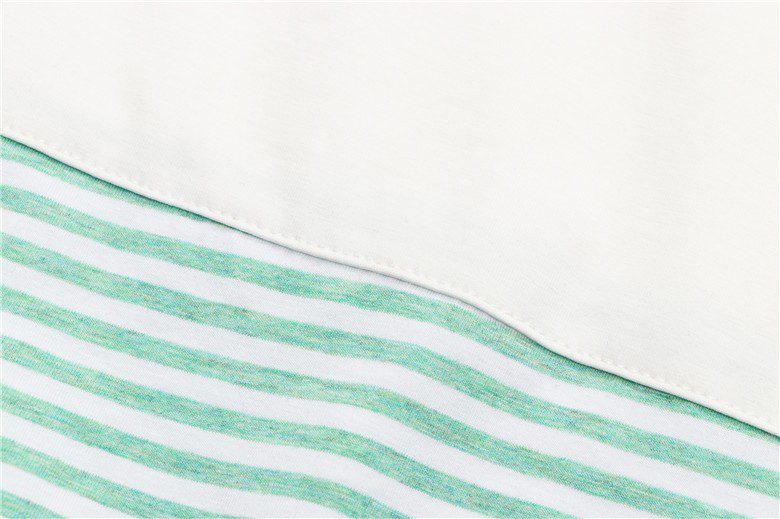 בוס-HUGO BOSS TSHIRT MEN'S SHORT - White Green – תמונה 7