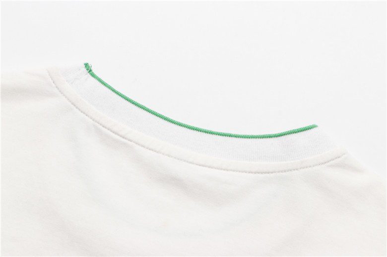 בוס-HUGO BOSS TSHIRT MEN'S SHORT - White Green – תמונה 4