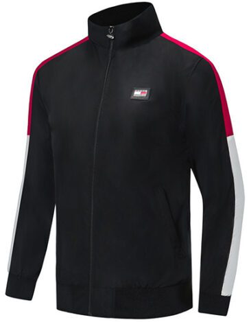 טומי הילפיגר-TOMMY JACKET - RED Black