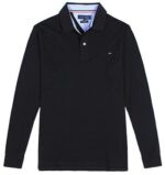 טומי הילפיגר-TOMMY POLO LONG MEN'S - Black