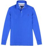 טומי הילפיגר-TOMMY POLO LONG MEN'S - Blue
