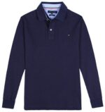 טומי הילפיגר-TOMMY POLO LONG MEN'S - Nave Blue