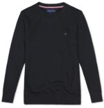 טומי הילפיגר-TOMMY SWETER LIKE HOODIES MEN'S - Black