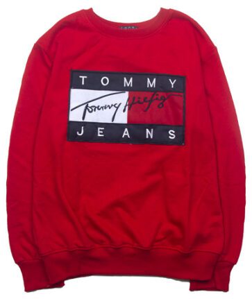 טומי הילפיגר-TOMMY SWETER MEN AND HOODIES MEN AND WOMEN - Burgundy