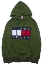 טומי הילפיגר-TOMMY SWETER MEN AND HOODIES MEN AND WOMEN - Dark Green